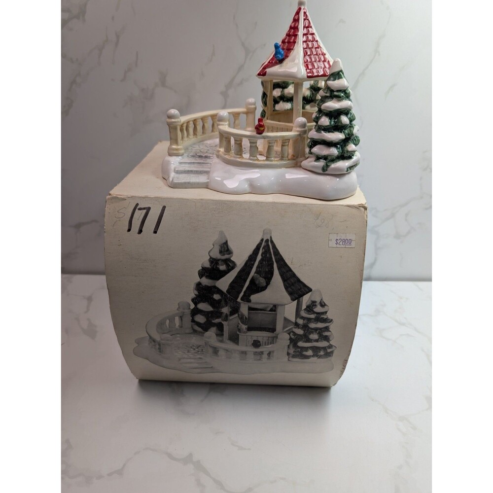 Department 56 Snow Village- Village Gazebo #5146-2 Retired💖